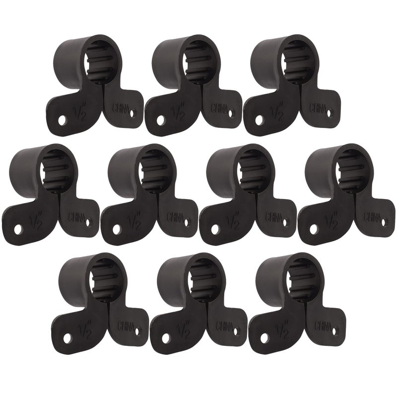 SharkBite 1/2 Inch Suspension Clamp, Pack of 10, PEX Pipe, CTS, 23071A10 - Image 1